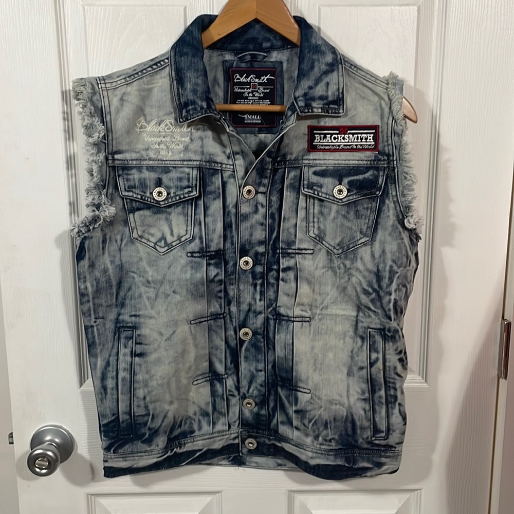 Vintage denim vest
